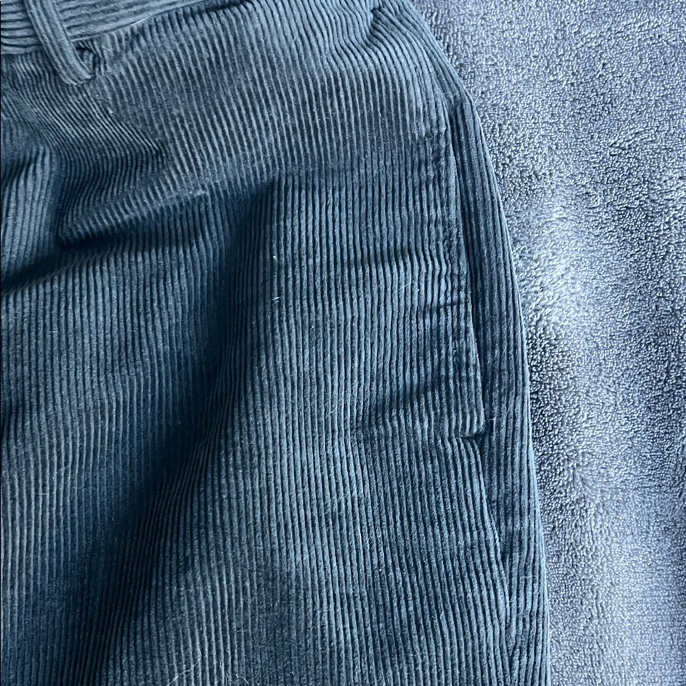 Uniqlo Gray Belvet Corduroy Straight Leg Pants - Picture 3 of 6
